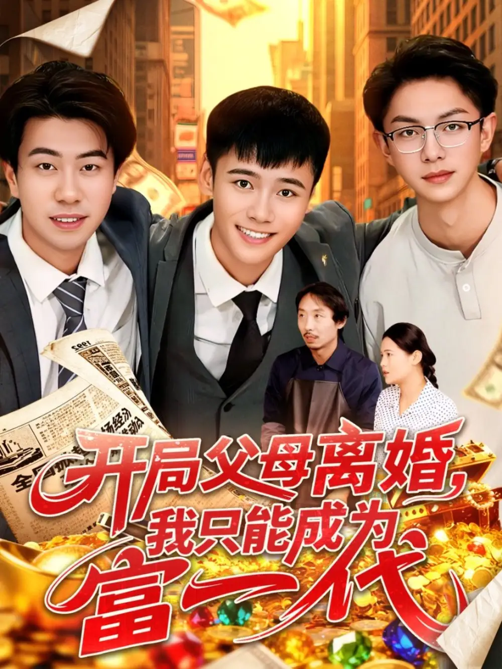 短剧《开局父母离婚，我只能成为富一代》全集免费在线观看